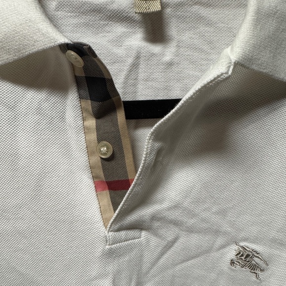 Burberry Check Long Sleeve Polo - Picture 2 of 4